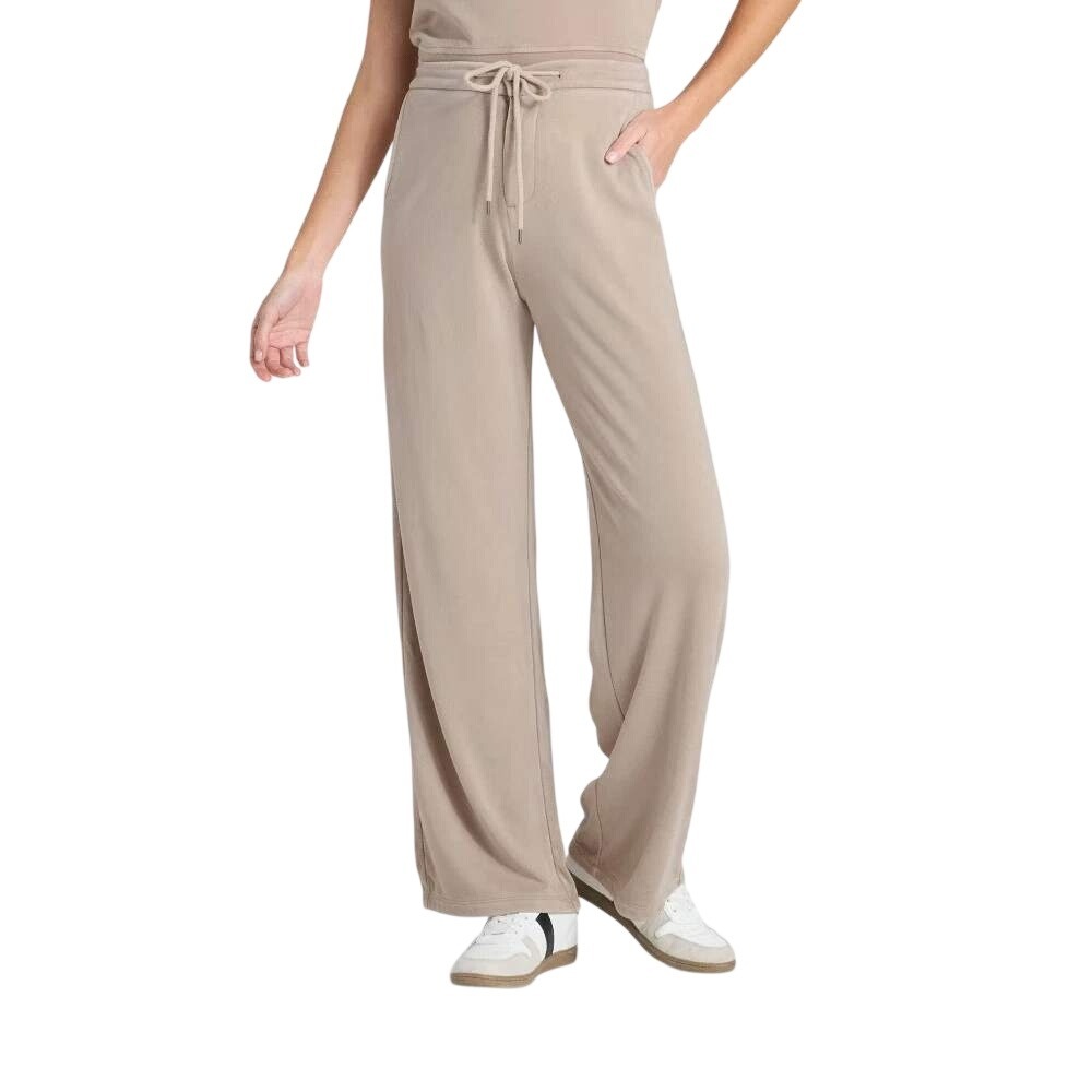 Universal Thread Women's Tan Fleece High Rise Drawstring Sweatpants Size L